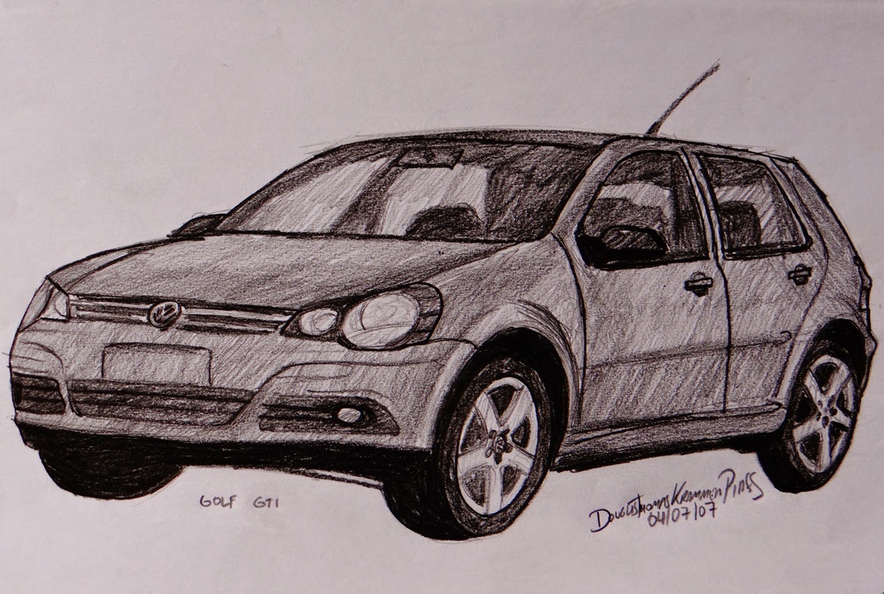 dtkp artes desenho golf gti
