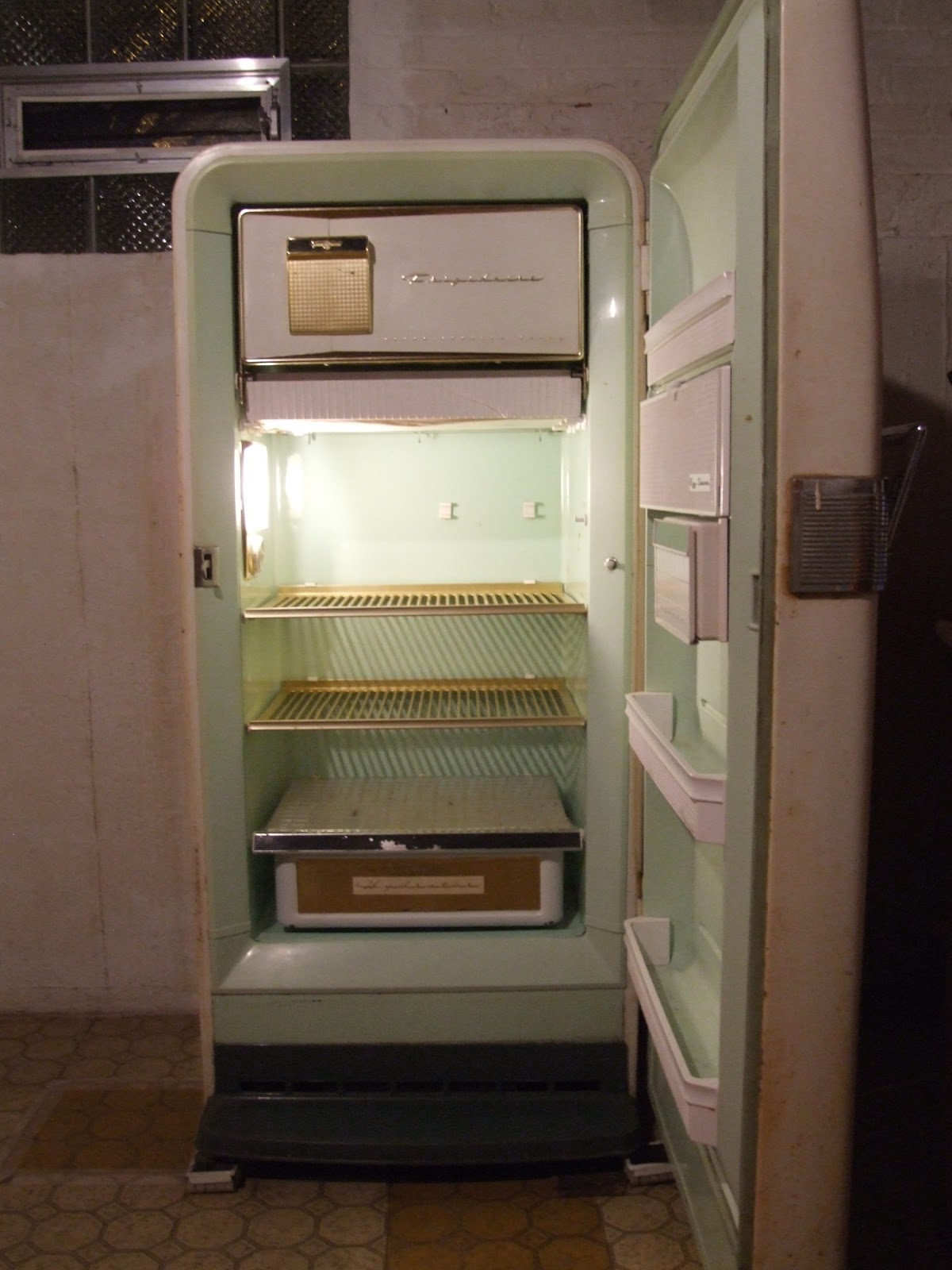 Mid Century Chicago 1950's Frigidaire Refrigerator