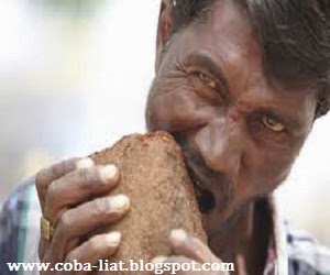 Makan batu bata krikil lumpur Makan batu bata krikil lumpur