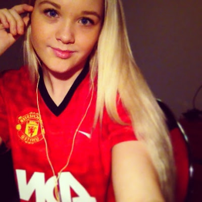 Emma from Denmark is our Manchester United girl