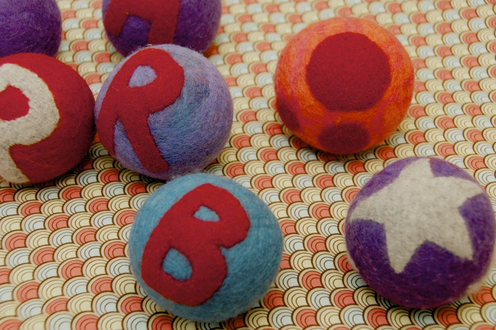 Cubit's Organic Living DIY Felted Wool Balls for Busy Toddlers