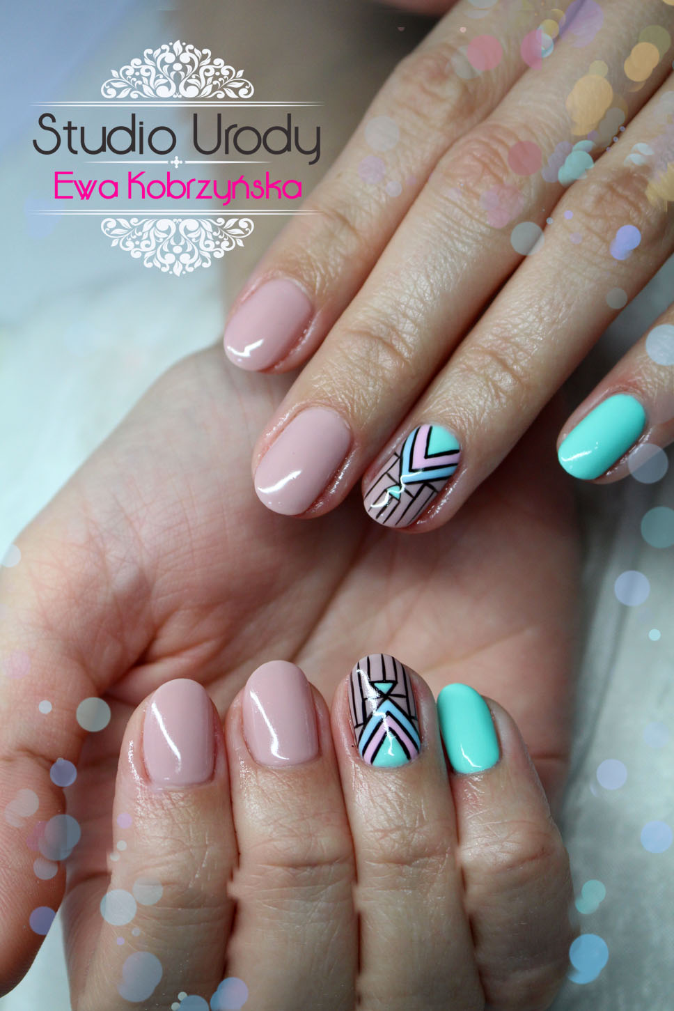 Stylizacja Paznokci Rzes Oraz Makijaz Manicure Hybrydowy