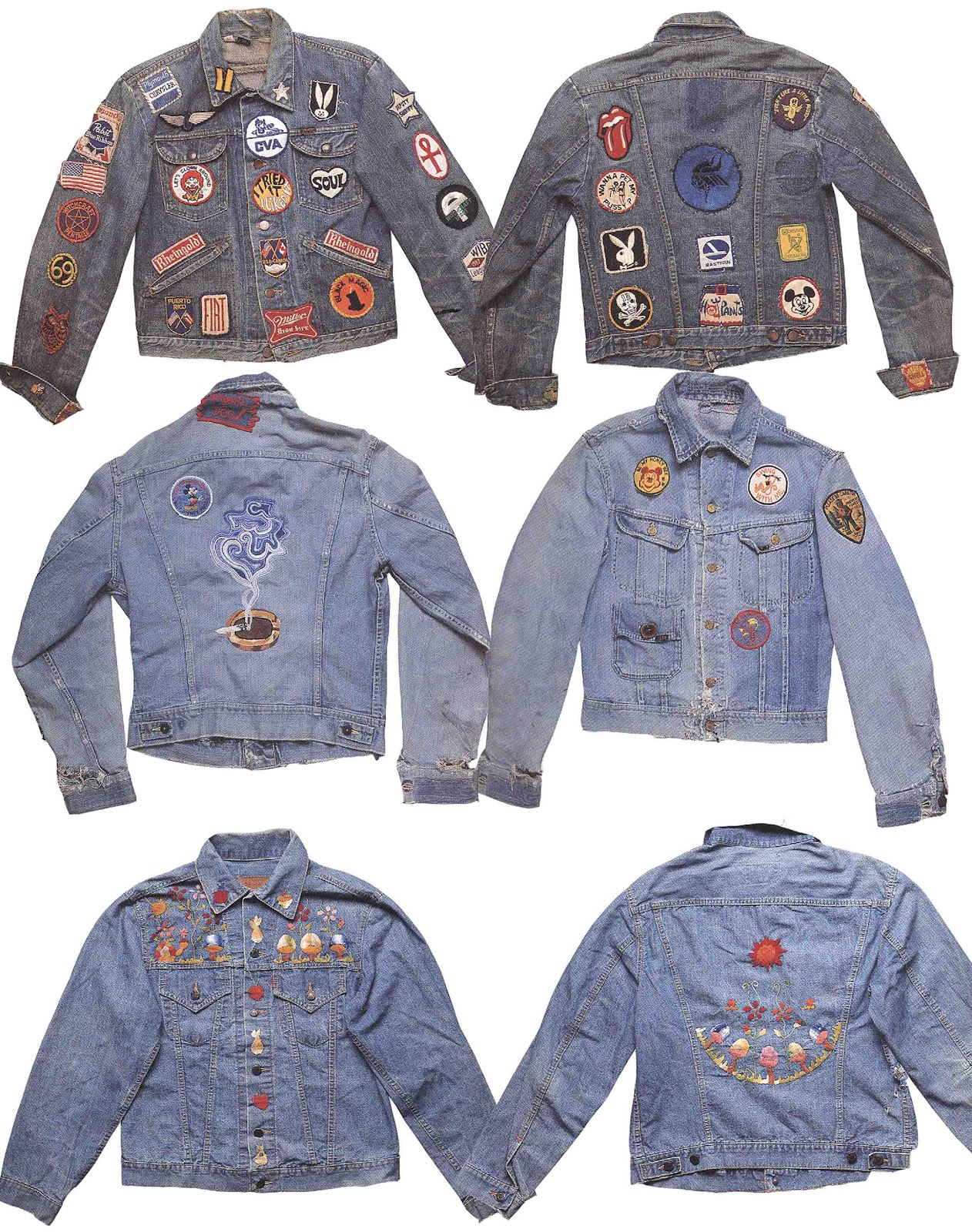 Mens Collections Vintage Levis Denim Jackets Customised