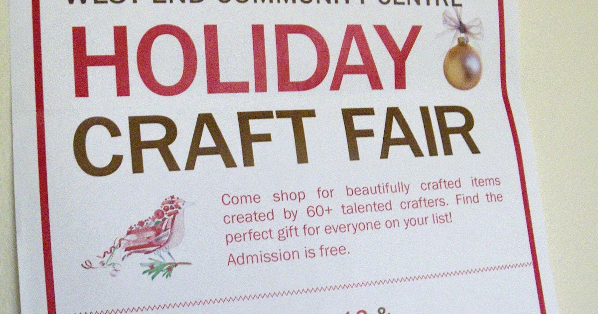 Scented Leaf Holiday Craft Fair 2011, Vancouver, West End Community Centre