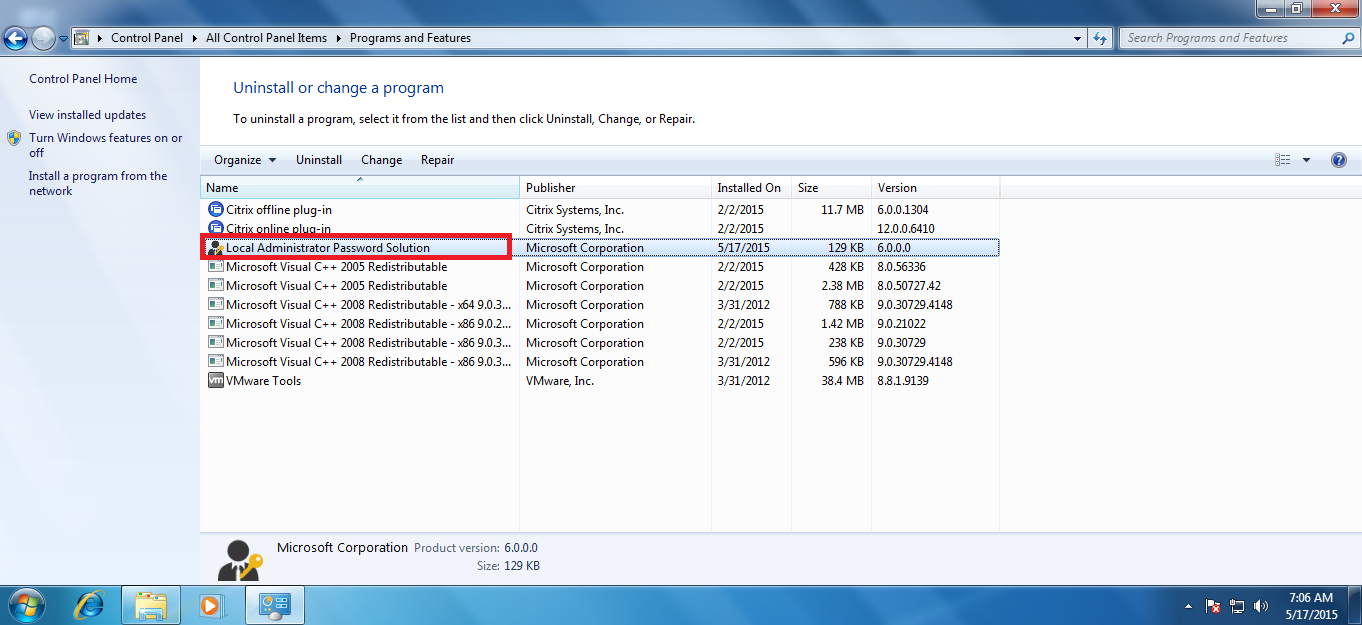 AD Shot Gyan LAPS Local Administrator Password Management