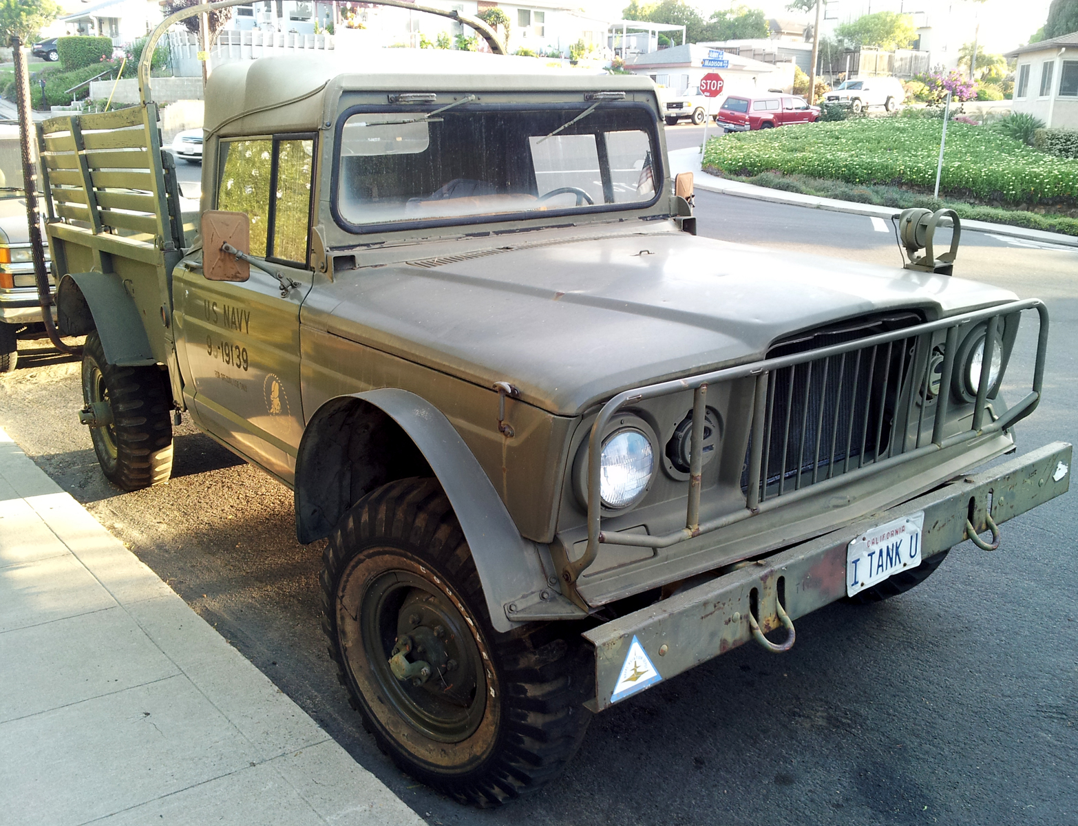 Just A Car Guy I tank U a cool old military Jeep truck