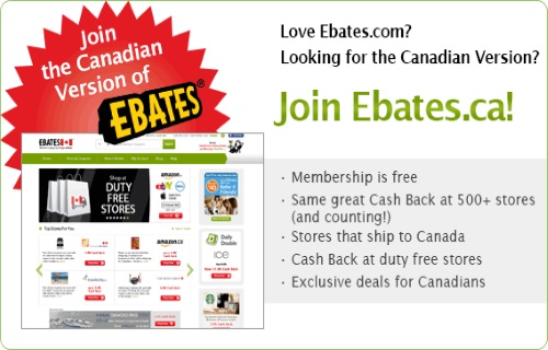 Ebates Canada Earn Cashback For Shopping Online + $5 Bonus