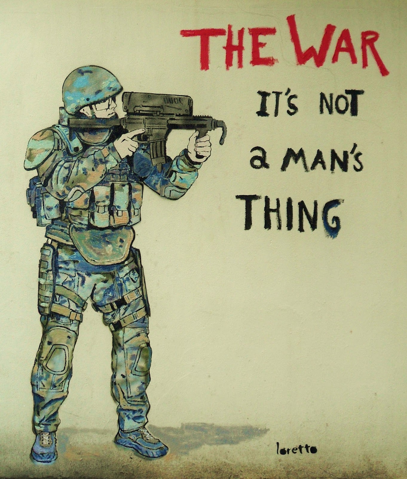 loretto art, street art in london hi, I'm also looking for works of