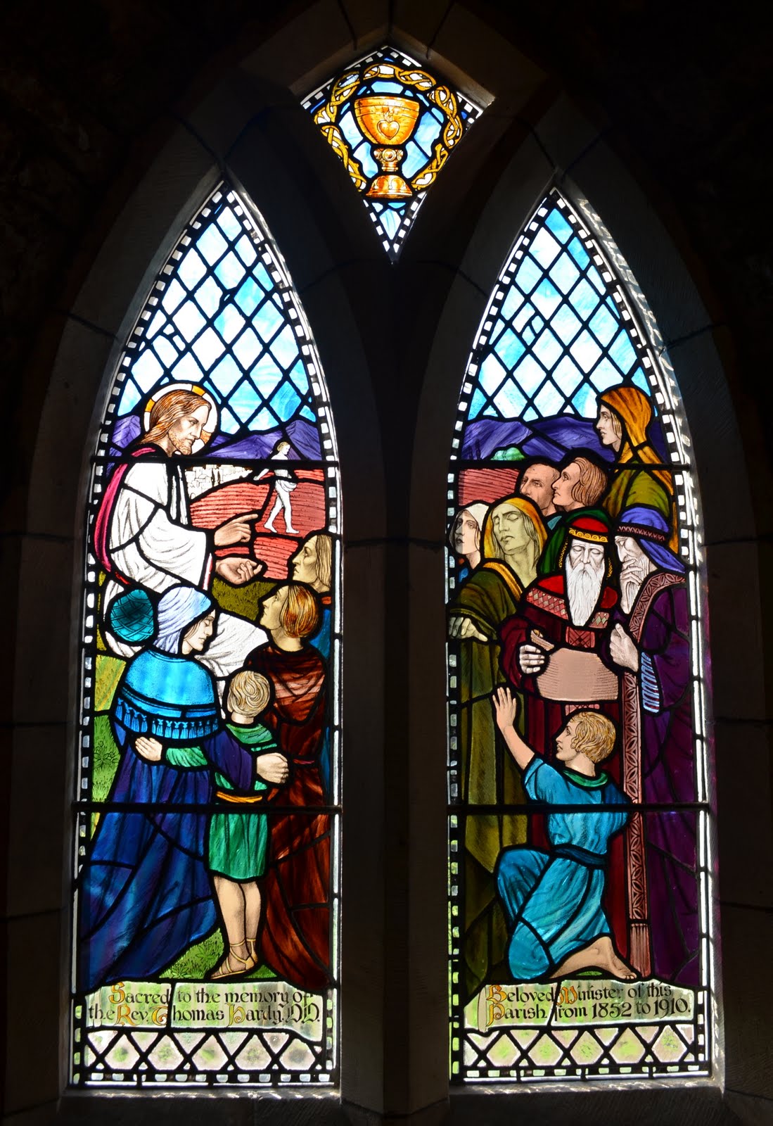 Tour Scotland Photographs Tour Scotland Photograph Stained Glass Window St Bean’s Church Perthshire