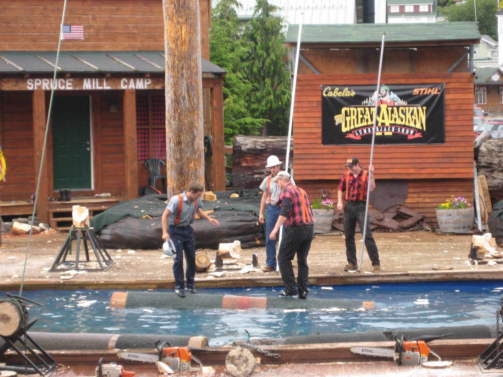 Rachel Around the World Great Alaska Lumberjack Show