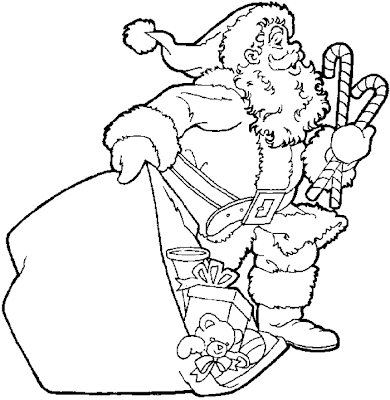 Santa Claus Coloring Pages 4