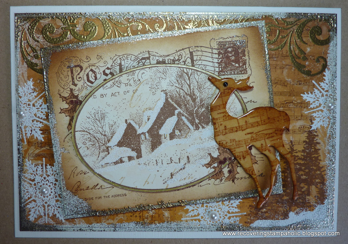 Recovering Stampaholic The Stamp Man Emboss it!!