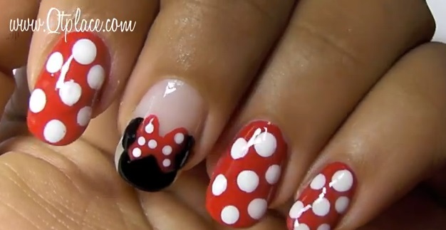 Decora tus uñas al mas puro estilo Minnie Mouse Decora tus uñas al mas puro estilo Minnie Mouse