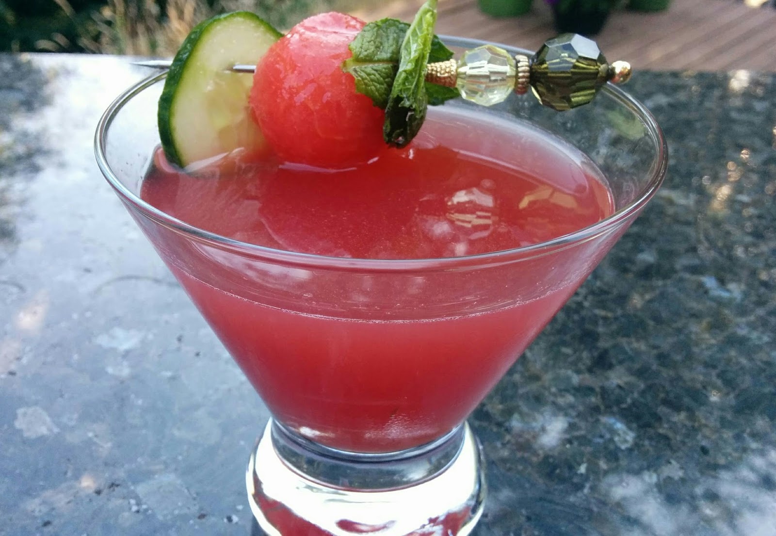 Got it, Cook it Cucumber Watermelon Martini