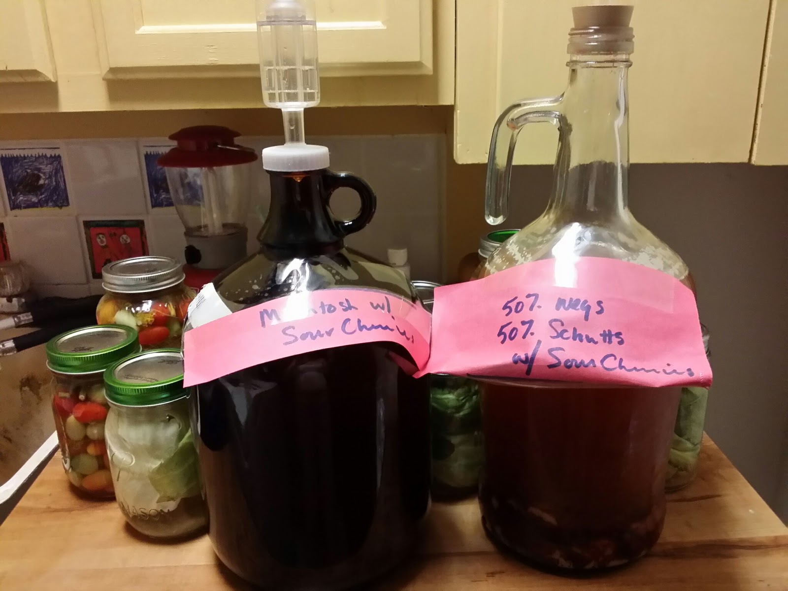 The Suburban Farmhouse This Year's First Batch of Hard Cider Straight