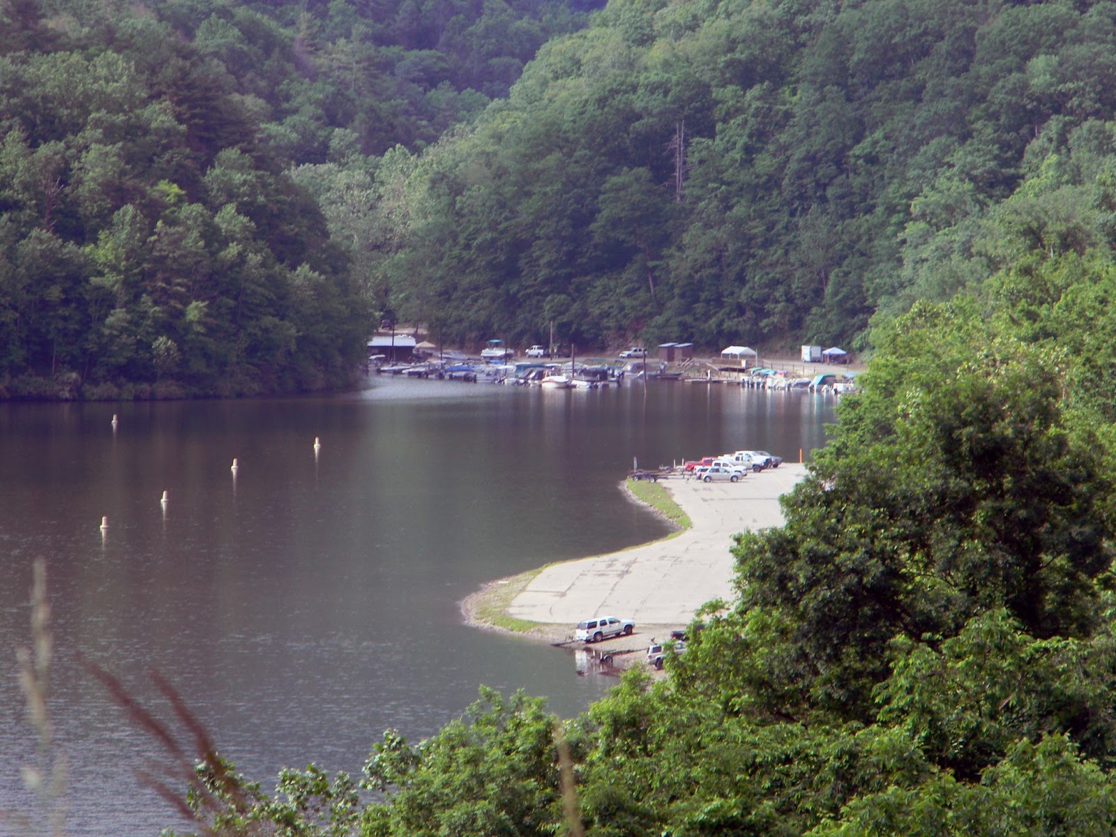 The Bluestone Dam and Lake