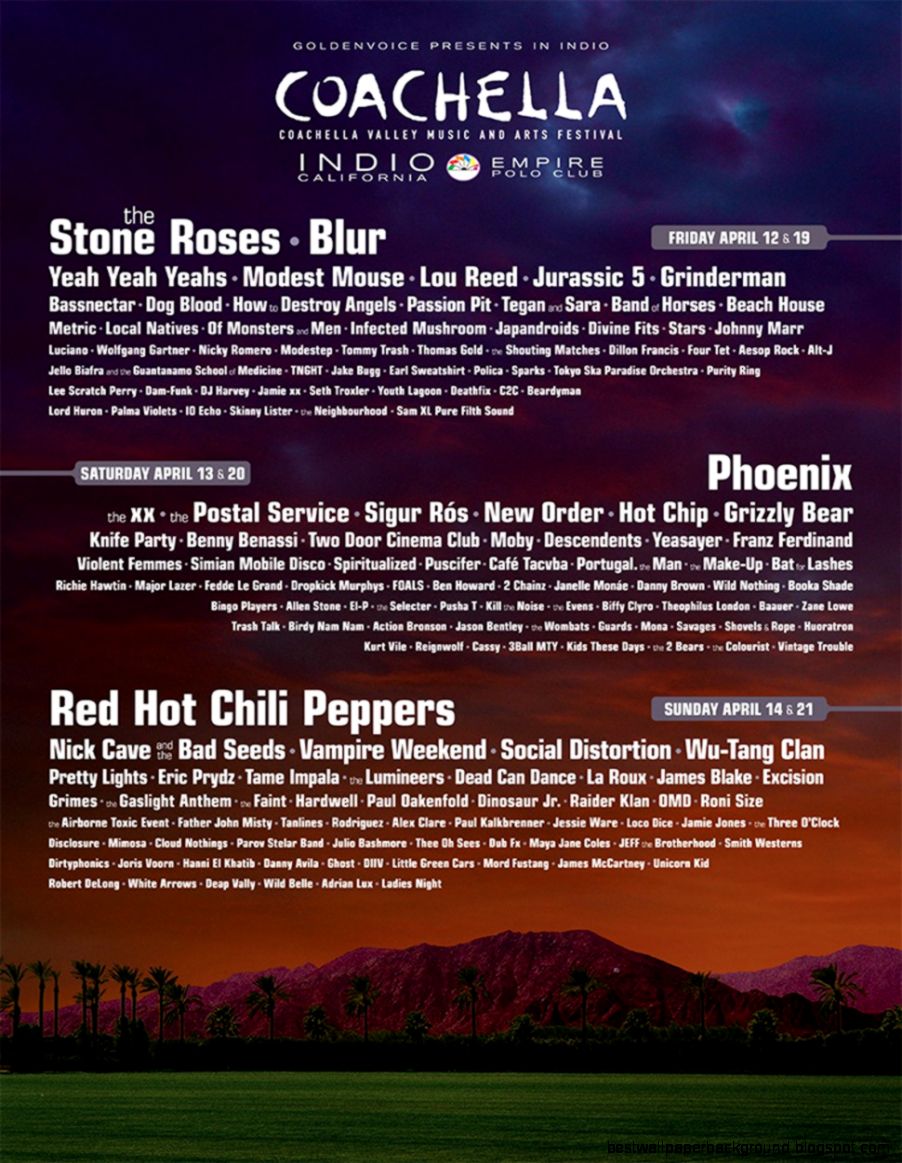 Coachella Playlist 2013 Long Distance Drunk Coachella Playlist 2013 Long Distance Drunk