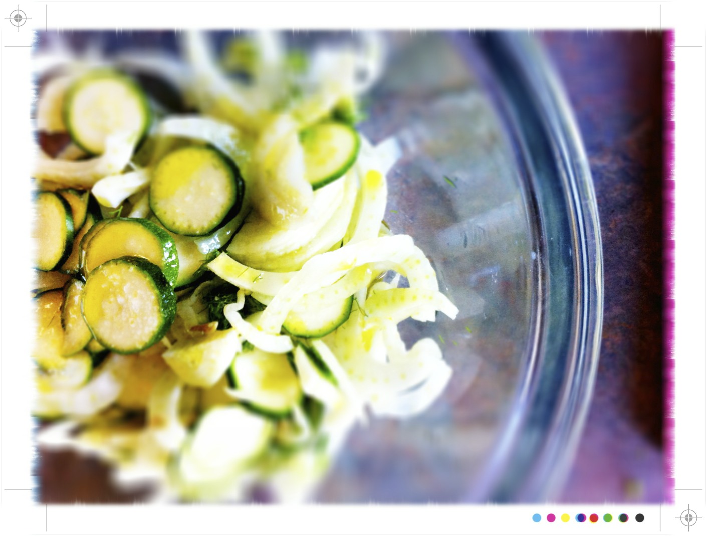 Toast Shaved Fennel and Zucchini Salad