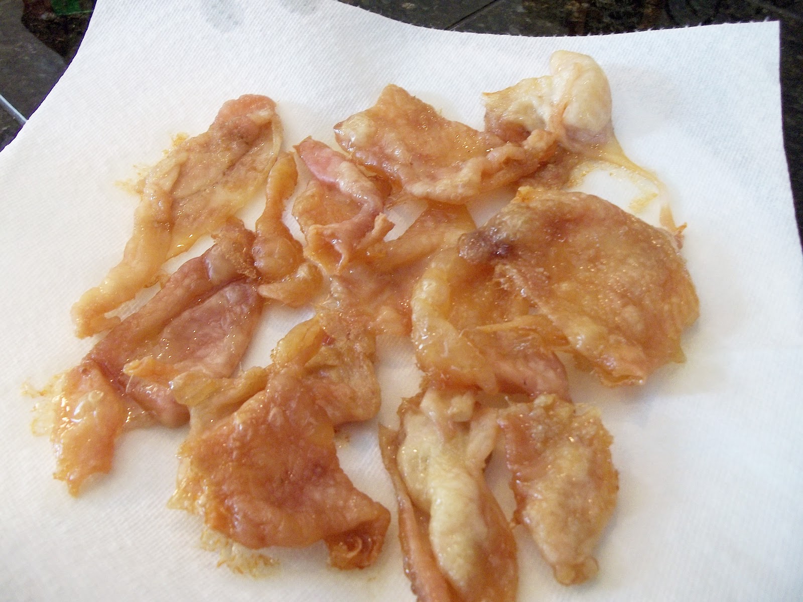 The Lonely Baker Baked Chicken Skins