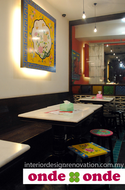 nyonya restaurant cafe  renovation interior designer kuala lumpur desa park city