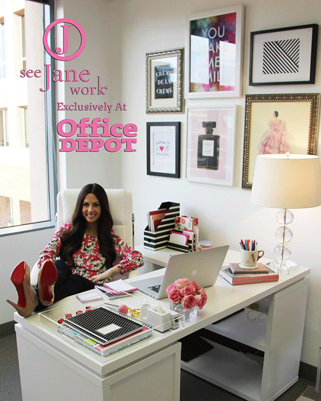 The Sorority Secrets Workspace Chic with Office Depot/See Jane Work