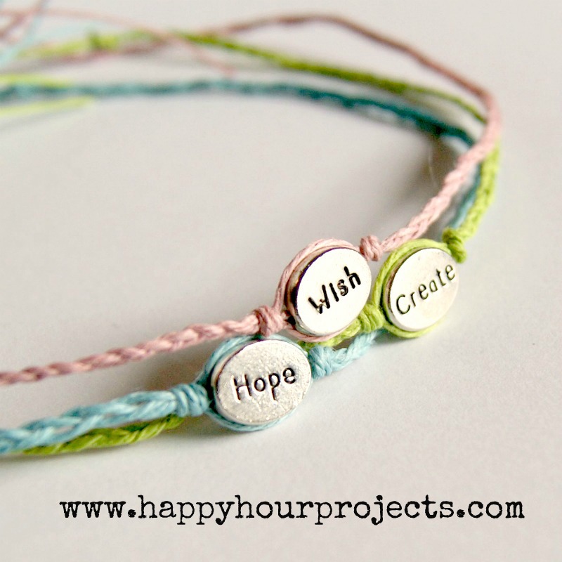 How to Make Wish Bracelets - Video Tutorial - Happy Hour Projects