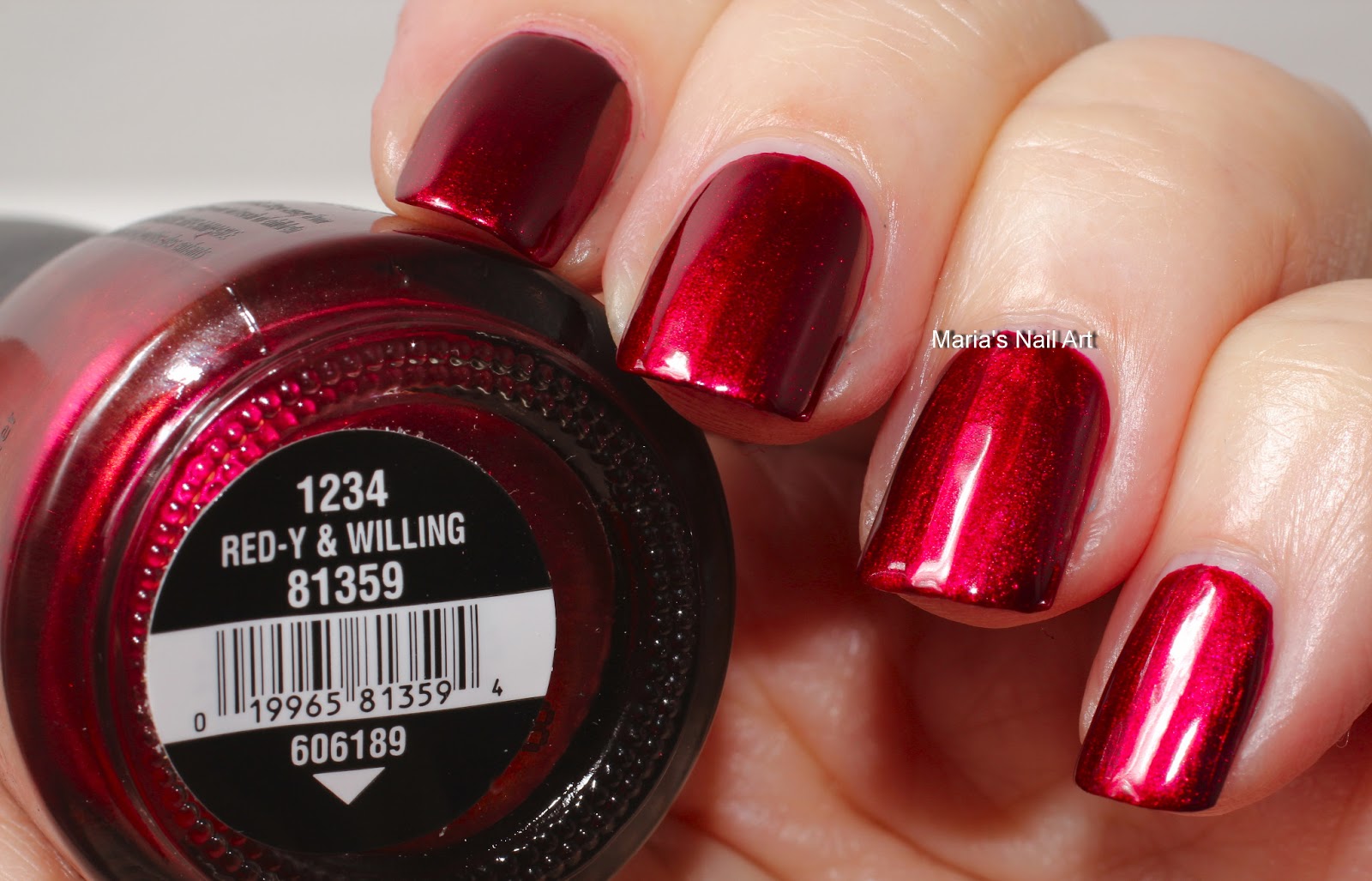 5. China Glaze Nail Lacquer in "Red-y & Willing" - wide 5