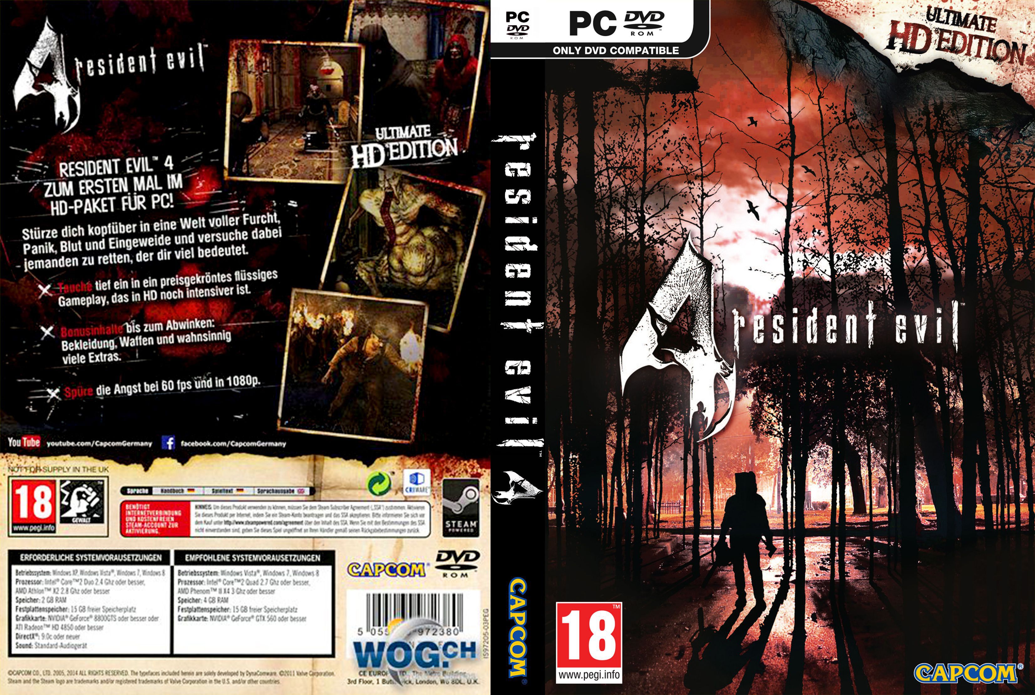 Capa Resident Evil 4 Ultimate HD Edition PC - Gamecover | Capas ...