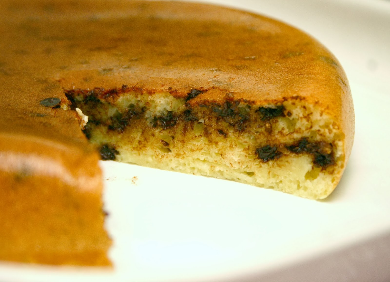 The Red Gingham Steamed Chocolate Chip Tofu Cake (rice cooker recipe)