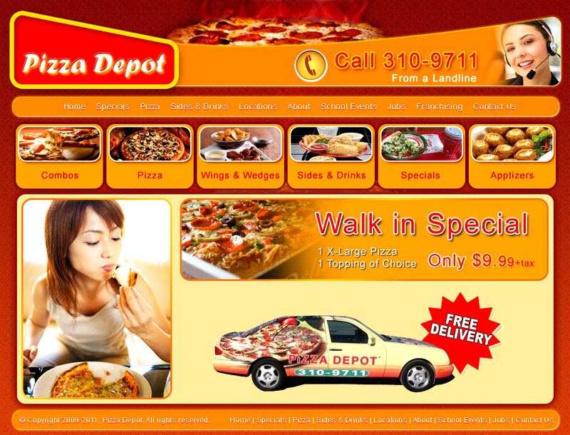 Pizza Depot  Graphics