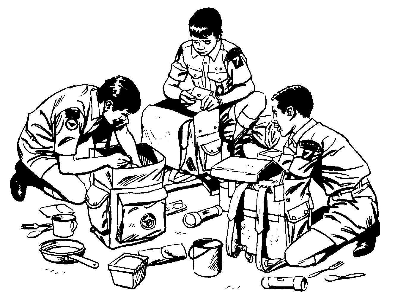 It is a photo of Dynamic Cub Scouts Graphics It is a graphic of Dynamic Cub Scouts Graphics