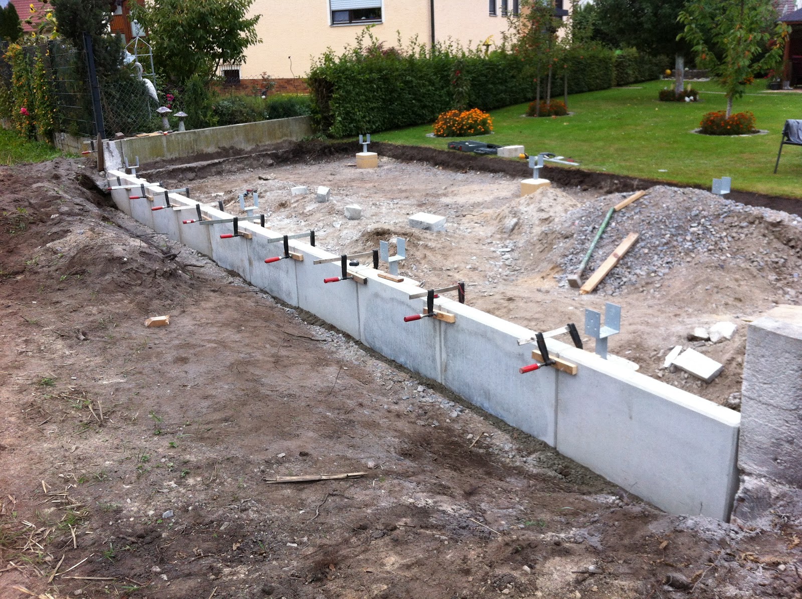 Bautagebuch Andrea + Ewald September 2012