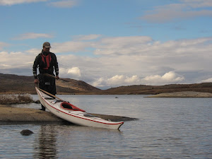 Jens-Parvia launching his boat