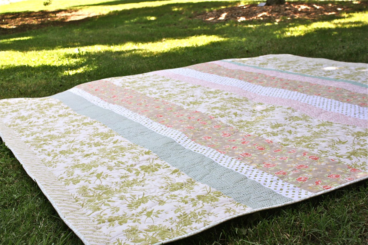 Bloom Summer's Blush a new layer cake PDF quilt pattern