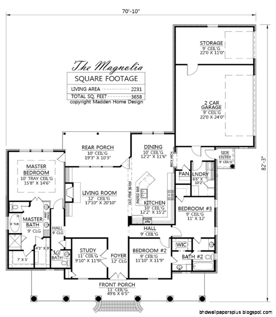 Madden Home Design   The Magnolia Madden Home Design   The Magnolia