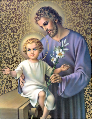 San José y el niño Jesús