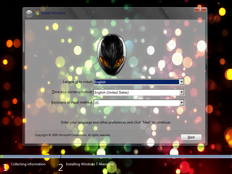 Descargar Windows 7 SP1 Alienware ISO Español