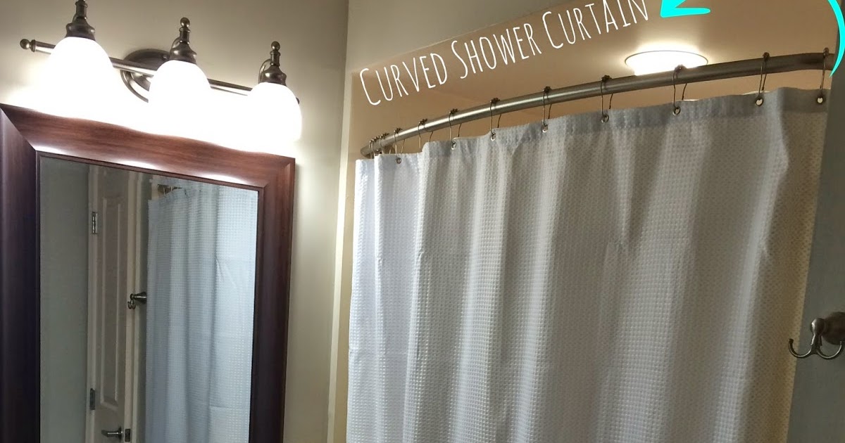 Kati Heifner Quick Bathroom Upgrade Curved Shower Curtain Rod