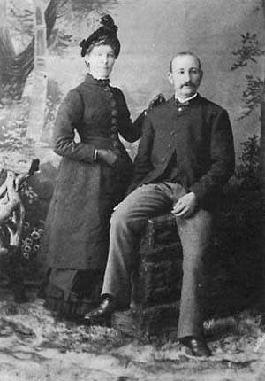 Edwin and Edith Banbury, 1886.
