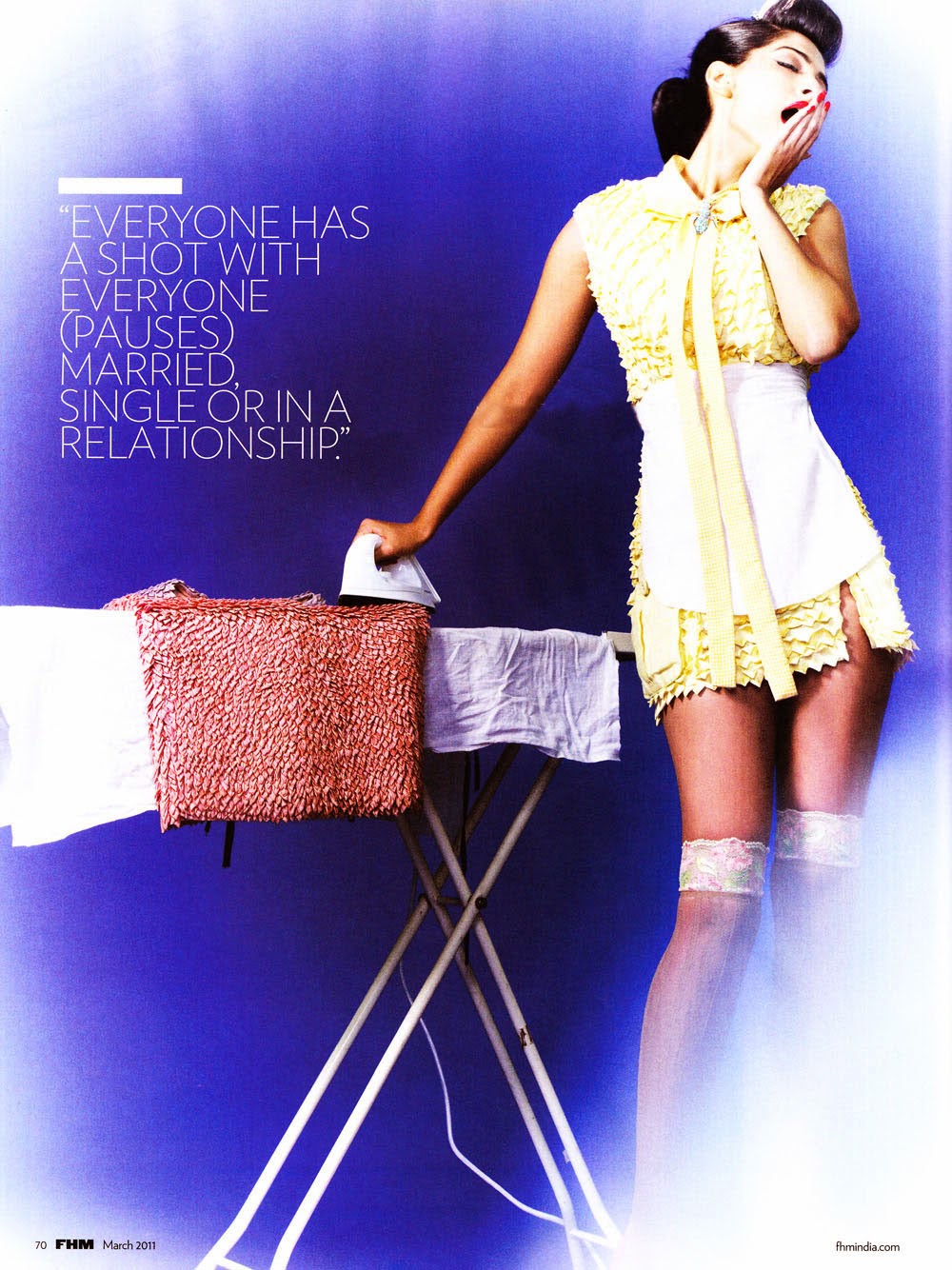 Sonam Kapoor - FHM India March 2011 Bollywood Updates