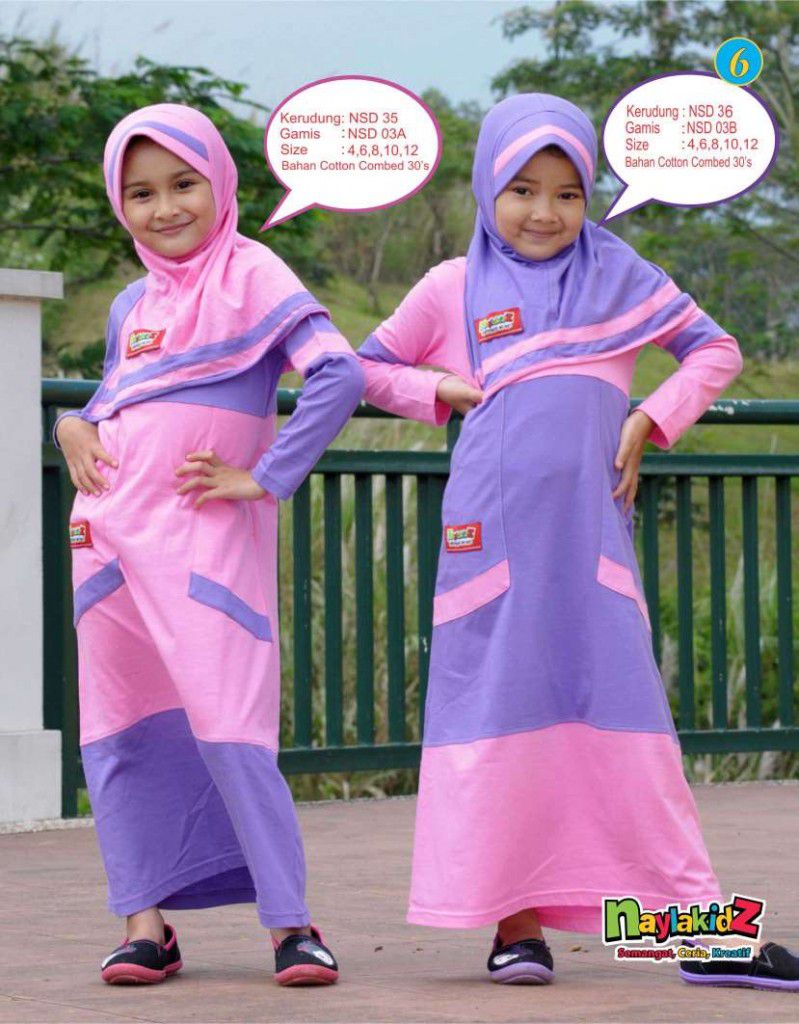 gambar baju muslim anak