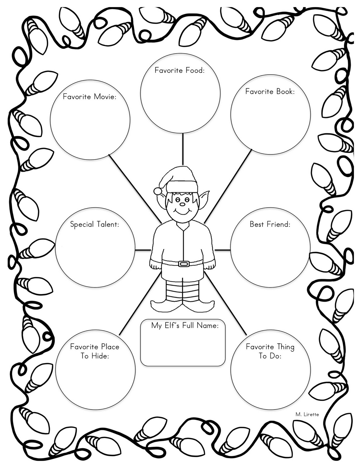 Mrs. Lirette's Learning Detectives: Elf in the Classroom (and a FREEBIE)