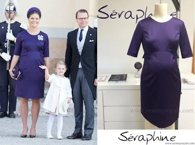 Crown Princess Victoria wore SERAPHINE Bespoke Dress