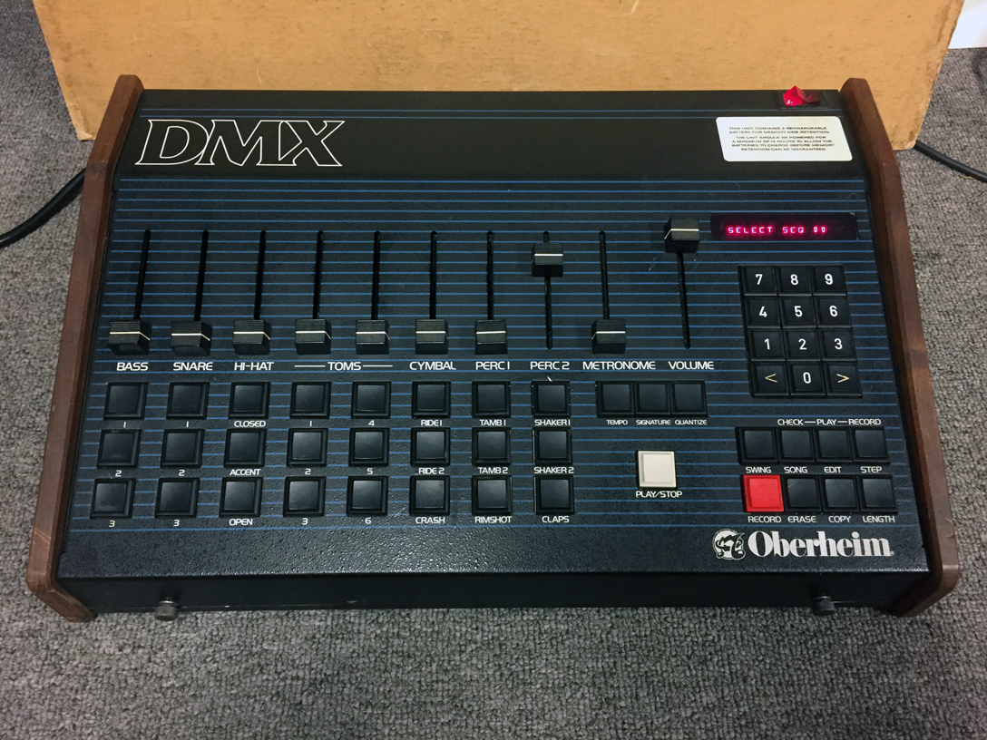 MATRIXSYNTH Vintage 1980s OBERHEIM DMX Digital Drum Machine SN 330601