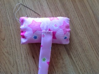 bow hair clips, puffy bows