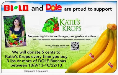 BI-LO and Dole are proud to support KATIE'S KROPS