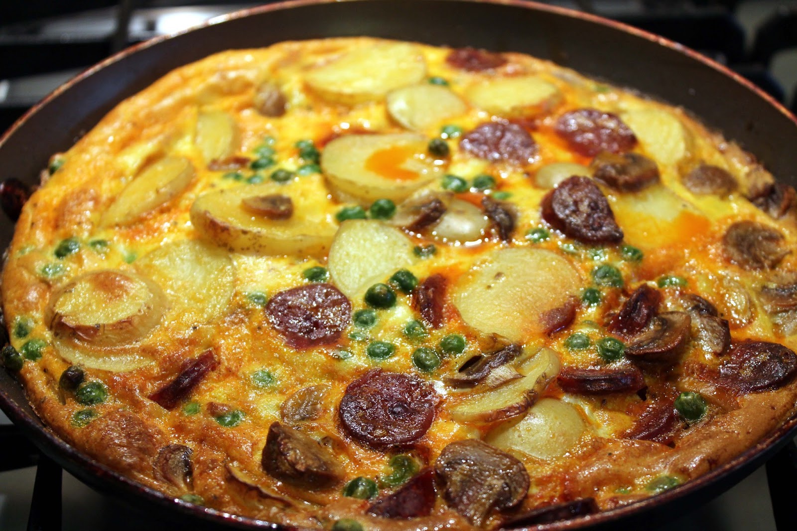Serena's Medium Rare Chorizo and Potato Frittata