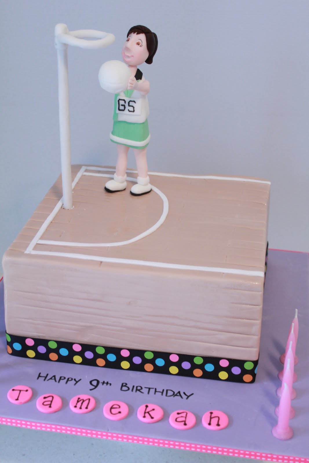 Blissfully Sweet Netball Birthday Cake