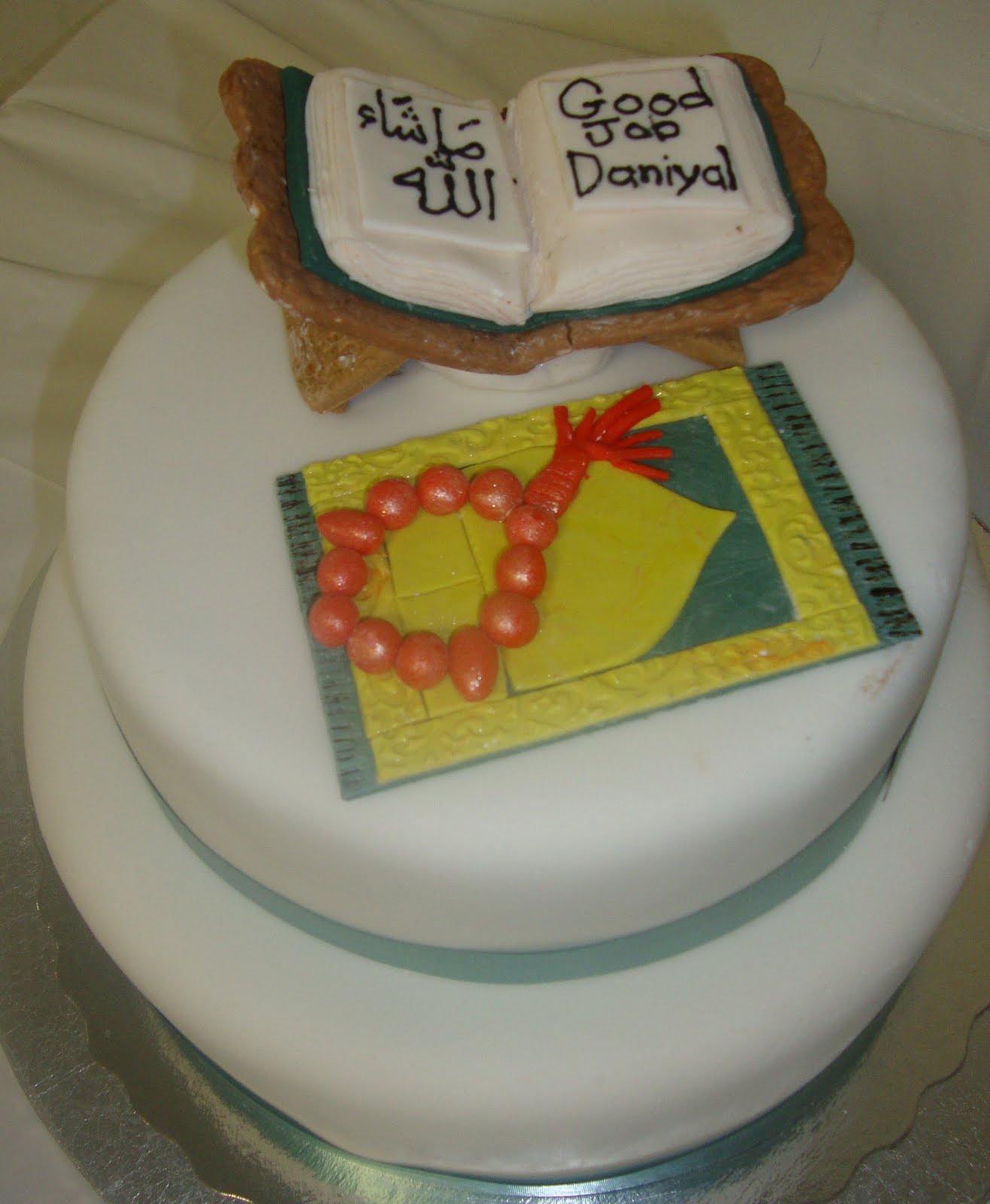 Scrumptious Sweets Aameen Party Quran Cake reading the quran)