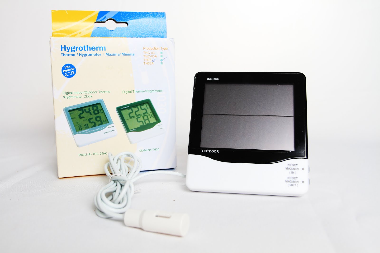 Indoor/Outdoor Hygrothermometer